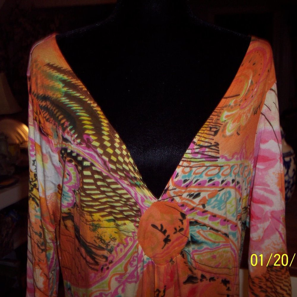 Brand New!! MidnightVelvet Colorful Women's Top-